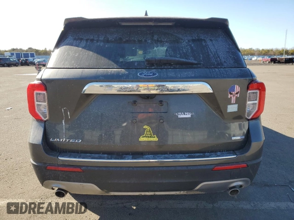 2020 Ford Explorer Limited with VIN 1FMSK8FH5LGA21593, listed as a Copart auction lot 44259645 with 51,693 mi miles and Salvage Title. Bid and sale history available at carsss.com. Image 6.