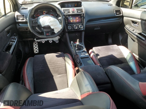 2019 Subaru WRX STI with VIN JF1VA2R64K9822438, listed as a Copart auction lot 48724355 with 58,218 mi miles and Salvage Title. Bid and sale history available at carsss.com. Image 8.