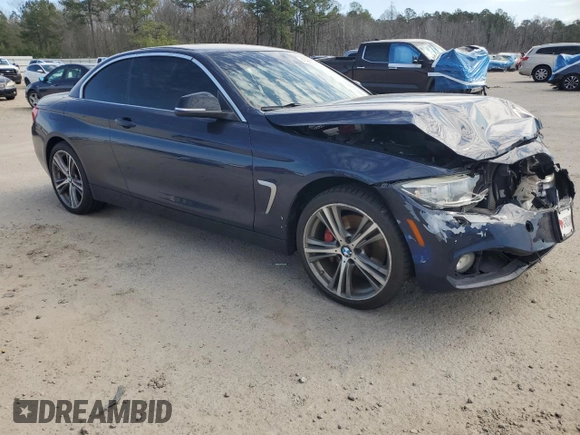 2015 BMW 4 Series 435i xDrive with VIN WBA3T7C5XFPW79549, listed as a Copart auction lot 47806745 with 113,428 mi miles and Salvage title. Bid and sale history available at DreamBid. Image 4.