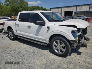 2021 Ford F-150 XL with VIN 1FTEW1C89MFC91290, listed as a Copart auction lot 53907505 with 75,098 mi miles and Salvage title. Bid and sale history available at DreamBid. Image 4.