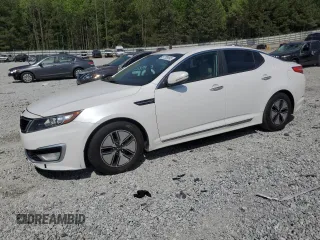 2012 Kia Optima Hybrid with VIN KNAGM4AD2C5024204, listed as a Copart auction lot 51209595 with 165,222 mi miles and Clean Title. Bid and sale history available at carsss.com. Image 1.