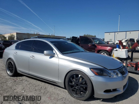 2006 Lexus GS 300 z VIN JTHBH96S265044686, wystawiony jako Copart lot #53993745 z przebiegiem 221 506 mil mil oraz Szkoda całkowita • Salvage title. Historia ofert i sprzedaży dostępna na DreamBid. Obrazek 4.
