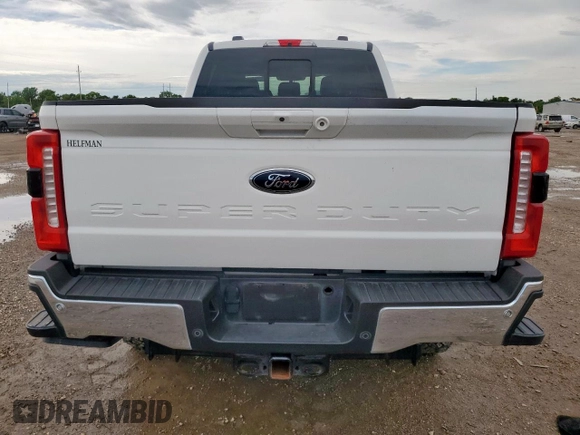 2024 Ford F-250 XL with VIN 1FT8W2BM9REC24042, listed as a Copart auction lot 60598605 with 28,099 mi miles and Salvage title. Bid and sale history available at DreamBid. Image 6.