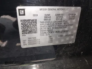 2019 Chevrolet Tahoe Commercial with VIN 1GNLCDEC3KR323012, listed as a IAAI auction lot 42517025 with 40,412 mi miles and . Bid and sale history available at DreamBid. Image 9.