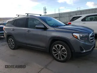 2020 GMC Terrain SLT with VIN 3GKALVEX6LL345320, listed as a Copart auction lot 84639284 with 57,412 mi miles and Salvage Title. Bid and sale history available at DreamBid. Image 4.