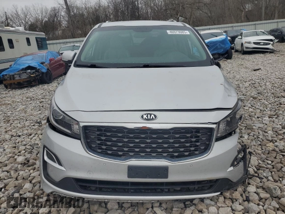 2020 Kia Sedona EX with VIN KNDMB5C10L6648064, listed as a Copart auction lot 46973085 with 52,374 mi miles and Salvage Title. Bid and sale history available at carsss.com. Image 5.