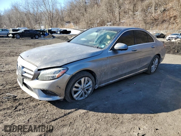 2020 Mercedes-Benz C 300 with VIN 55SWF8EB3LU326543, listed as a Copart auction lot 42502215 with 40,385 mi miles and Salvage Title. Bid and sale history available at DreamBid. Image 1.