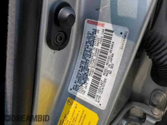 2002 Lexus ES 300 with VIN JTHBF30G520020588, listed as a Copart auction lot 59204865 with 218,670 mi miles and Salvage title. Bid and sale history available at DreamBid. Image 12.