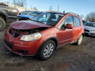 2010 Suzuki SX4 with VIN JS2YA5A36A6301009, listed as a Copart auction lot 78709384 with 107,080 mi miles and Salvage Title. Bid and sale history available at carsss.com. Image 1.
