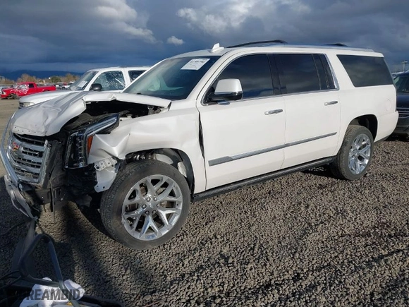 2019 Cadillac Escalade ESV Platinum with VIN 1GYS4KKJ8KR208702, listed as a IAAI auction lot 41709790 with 73,839 mi miles. Bid and sale history available at carsss.com. Image 2.