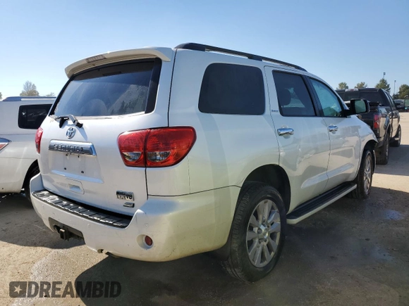 2016 Toyota Sequoia Platinum with VIN 5TDDW5G12GS132261, listed as a Copart auction lot 71870483 with 0 mi miles and Salvage Title. Bid and sale history available at carsss.com. Image 3.