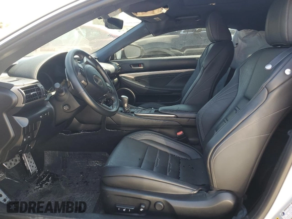 2015 Lexus RC 350 with VIN JTHHE5BC1F5002505, listed as a Copart auction lot 69480104 with 57,600 mi miles and Salvage Title. Bid and sale history available at carsss.com. Image 7.