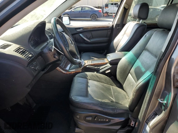 2005 BMW X5 3.0i with VIN 5UXFA13595LY02037, listed as a Copart auction lot 75937804 with 194,485 mi miles and Salvage Title. Bid and sale history available at carsss.com. Image 7.