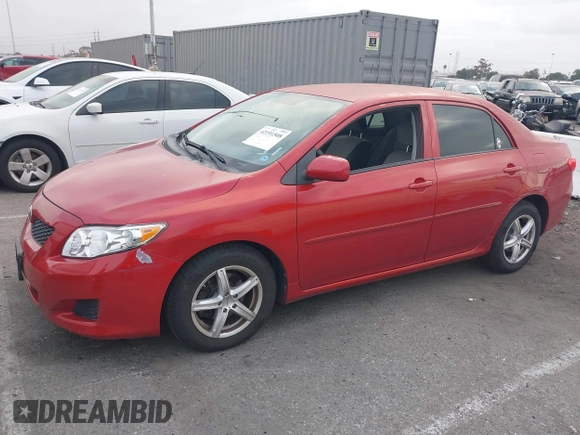 2009 Toyota Corolla with VIN JTDBL40E999058670, listed as a IAAI auction lot 42191508 with 129,398 mi miles and . Bid and sale history available at DreamBid. Image 2.