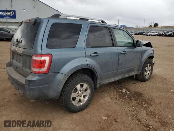 2011 Ford Escape Limited with VIN 1FMCU9E75BKC14092, listed as a Copart auction lot 45314345 with 190,422 mi miles and Salvage Title. Bid and sale history available at DreamBid. Image 3.