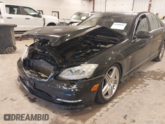 2012 Mercedes-Benz S 550 with VIN WDDNG9EB2CA481521, listed as a IAAI auction lot 41488845 with 89,186 mi miles and . Bid and sale history available at DreamBid. Image 11.