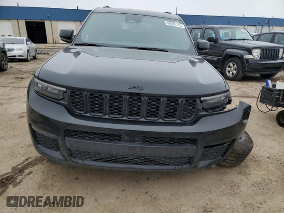 2024 Jeep Grand Cherokee Limited z VIN 1C4RJKBG5R8600943, wystawiony jako Copart lot #48005115 z przebiegiem 6 317 mil mil oraz Czysty tytuł • Clean title. Historia ofert i sprzedaży dostępna na DreamBid. Obrazek 5.