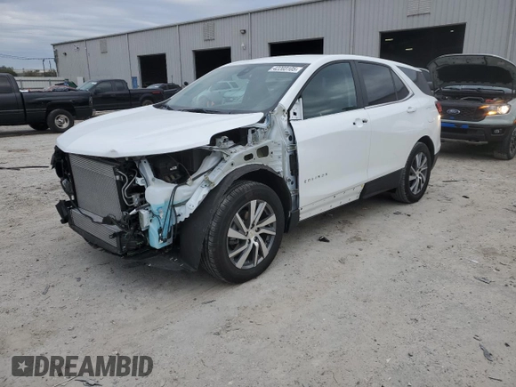 2023 Chevrolet Equinox LT with VIN 3GNAXKEG7PS146214, listed as a Copart auction lot 42203105 with 7,156 mi miles and Salvage Title. Bid and sale history available at DreamBid. Image 1.