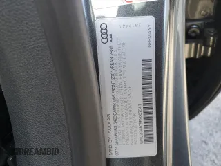 2015 Audi A7 Prestige with VIN WAU2GAFC9FN007341, listed as a Copart auction lot 84932524 with 62,672 mi miles and Salvage title. Bid and sale history available at DreamBid. Image 12.