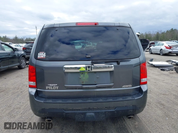 2012 Honda Pilot EX with VIN 5FNYF4H44CB082756, listed as a IAAI auction lot 41857412 with 132,392 mi miles. Bid and sale history available at carsss.com. Image 16.