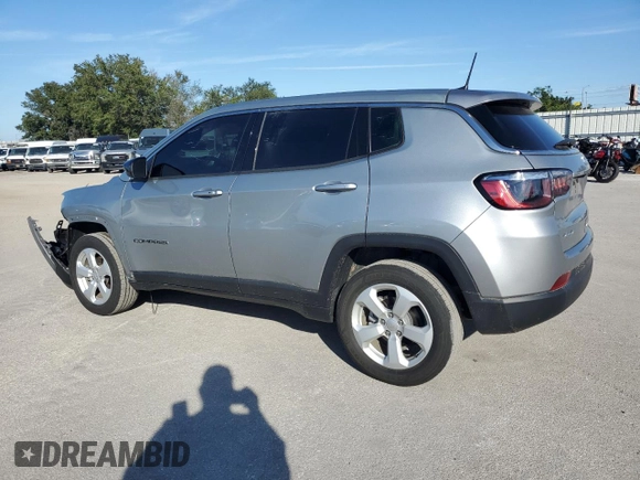 2022 Jeep Compass North with VIN 3C4NJDBB0NT170023, listed as a Copart auction lot 76602004 with 41,191 mi miles and Salvage Title. Bid and sale history available at DreamBid. Image 2.