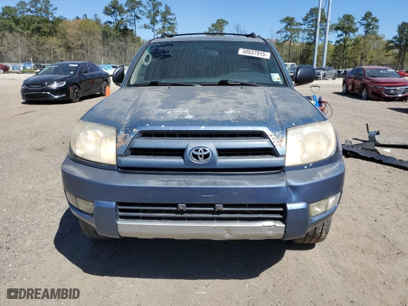 2004 Toyota 4Runner SR5 with VIN JTEZU14R640034147, listed as a Copart auction lot 50037915 with 221,105 mi miles and Salvage Title. Bid and sale history available at carsss.com. Image 5.