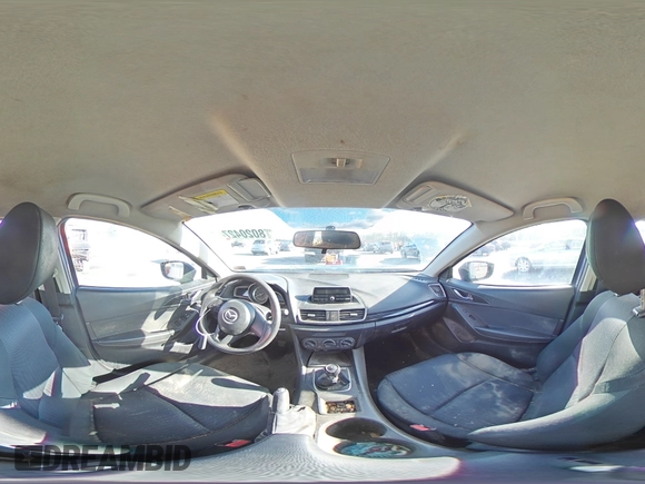 2015 Mazda 3 i SV with VIN JM1BM1T70F1228921, listed as a Copart auction lot 80204274 with 165,845 mi miles and Salvage Title. Bid and sale history available at DreamBid. Image 13.