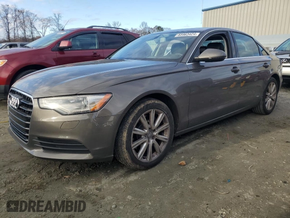 2015 Audi A6 2.0T Premium with VIN WAUFFAFC3FN013656, listed as a Copart auction lot 85963424 with 102,568 mi miles and Salvage Title. Bid and sale history available at carsss.com. Image 1.