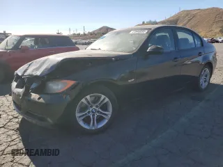 2008 BMW 3 Series 328xi with VIN WBAVC73528KX92212, listed as a Copart auction lot 41846835 with 103,467 mi miles and Salvage Title. Bid and sale history available at carsss.com. Image 1.