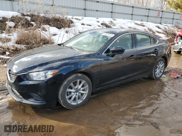 2017 Mazda 6 Sport with VIN JM1GL1U55H1131075, listed as a Copart auction lot 46526645 with 99,226 mi miles and Clean Title. Bid and sale history available at carsss.com. Image 1.