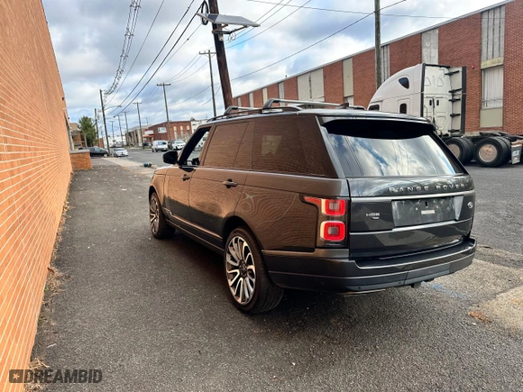 2020 Land Rover Range Rover with VIN SALGS5SE6LA588346, listed as a Copart auction lot 81150904 with 47,444 mi miles and Salvage Title. Bid and sale history available at carsss.com. Image 5.