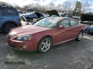 2004 Pontiac Grand Prix GTP with VIN 2G2WR524741270600, listed as a Copart auction lot 43780585 with 72,710 mi miles and Clean Title. Bid and sale history available at carsss.com. Image 1.