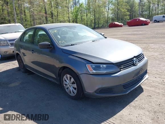 2011 Volkswagen Jetta Sedan S with VIN 3VW2K7AJ1BM380448, listed as a IAAI auction lot 42110979 with 113,418 mi miles. Bid and sale history available at carsss.com. Image 1.