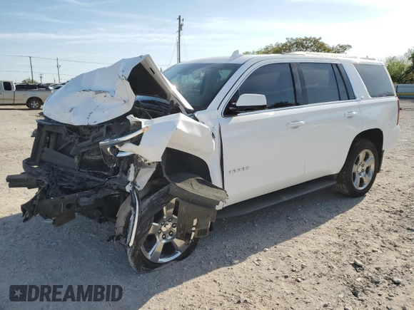 2020 Chevrolet Tahoe LT z VIN 1GNSKBKC7LR124845, wystawiony jako Copart lot #53354715 z przebiegiem Nie podano mil oraz Szkoda całkowita • Salvage title. Historia ofert i sprzedaży dostępna na DreamBid. Obrazek 1.