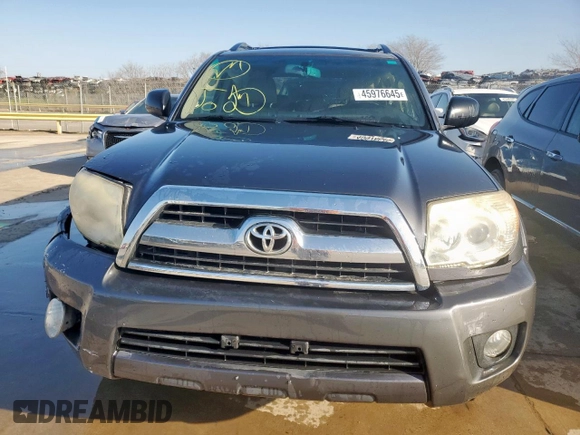 2008 Toyota 4Runner SR5 с VIN JTEZU14R08K017502, выставлен на аукционе Copart как лот 45976645 с пробегом 239 370 миль миль и Списание • Salvage title. История ставок и продаж доступна на DreamBid. Изображение 5.