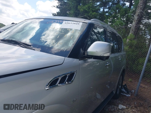 2015 Infiniti QX80 with VIN JN8AZ2NE3F9083992, listed as a IAAI auction lot 42633849 with 157,171 mi miles and . Bid and sale history available at DreamBid. Image 14.