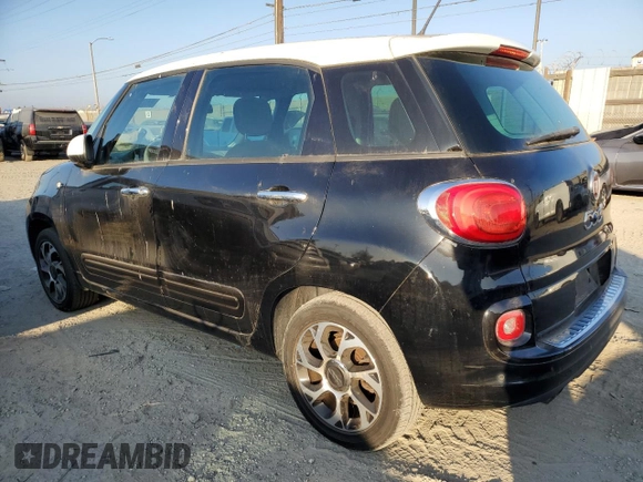 2014 FIAT 500L Easy with VIN ZFBCFABH3EZ002111, listed as a Copart auction lot 84072054 with 133,321 mi miles and Clean Title. Bid and sale history available at DreamBid. Image 2.