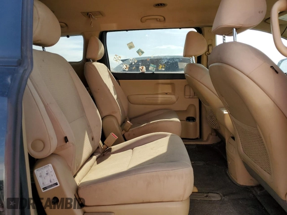 2016 Kia Sedona LX with VIN KNDMB5C16G6091943, listed as a Copart auction lot 50242475 with 182,678 mi miles and Salvage Title. Bid and sale history available at DreamBid. Image 11.
