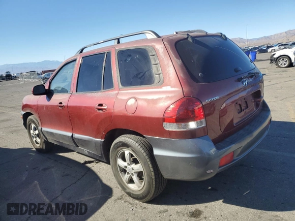 2005 Hyundai Santa Fe GLS with VIN KM8SC13D85U933502, listed as a Copart auction lot 42212285 with 199,563 mi miles and Salvage Title. Bid and sale history available at carsss.com. Image 2.