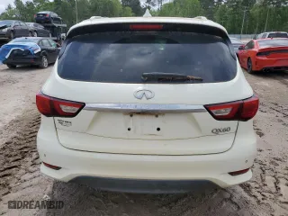 2017 Infiniti QX60 with VIN 5N1DL0MN2HC558792, listed as a Copart auction lot 50941595 with 109,765 mi miles and Salvage Title. Bid and sale history available at carsss.com. Image 6.