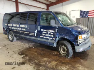 2002 Chevrolet Express with VIN 1GAHG39R121143434, listed as a Copart auction lot 73485264 with 80,692 mi miles and Salvage Title. Bid and sale history available at carsss.com. Image 4.