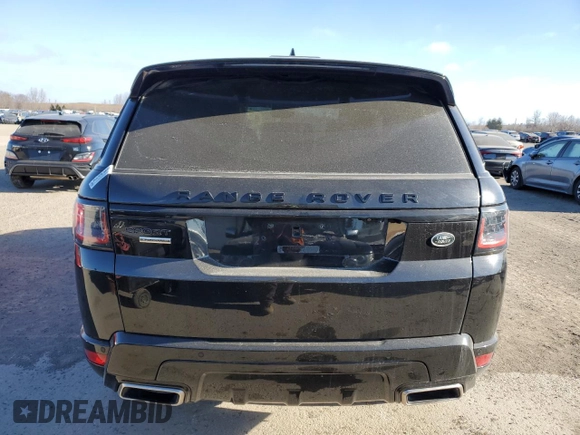 2019 Land Rover Range Rover Sport Dynamic with VIN SALWR2RE5KA843840, listed as a Copart auction lot 86157284 with 78,468 mi miles and Clean Title. Bid and sale history available at carsss.com. Image 6.