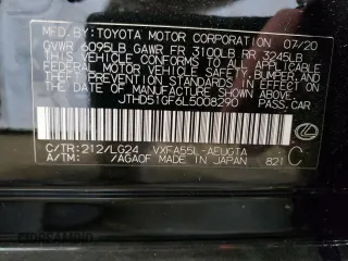 2020 Lexus LS with VIN JTHD51GF6L5008290, listed as a Copart auction lot 79159694 with 14,427 mi miles and Clean Title. Bid and sale history available at carsss.com. Image 13.