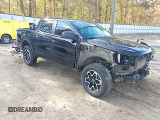 2021 Ford Ranger XL with VIN 1FTER4EH5MLD43442, listed as a IAAI auction lot 40887404 with 84,704 mi miles. Bid and sale history available at carsss.com. Image 1.