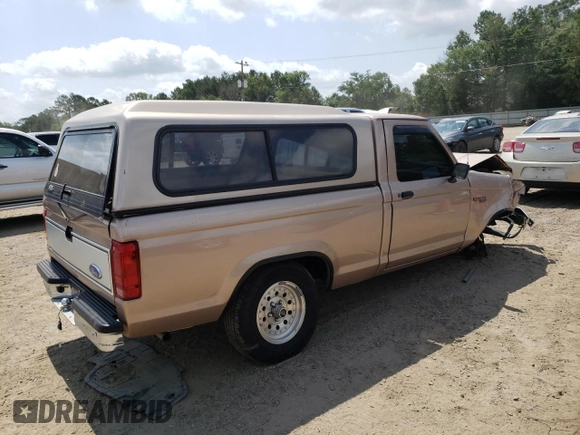 1992 Ford Ranger with VIN 1FTCR10U9NUD33891, listed as a Copart auction lot 57463225 with 78,267 mi miles and Salvage title. Bid and sale history available at DreamBid. Image 3.