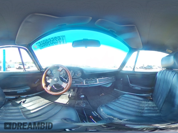 1971 Porsche 911 with VIN 9111120590, listed as a Copart auction lot 52559665 with 44,582 mi miles and Salvage title. Bid and sale history available at DreamBid. Image 12.