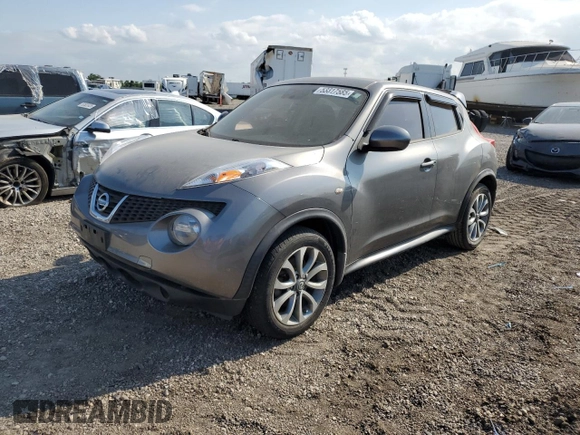 2013 Nissan Juke SV with VIN JN8AF5MR7DT200925, listed as a Copart auction lot 53317585 with 108,819 mi miles and Clean Title. Bid and sale history available at carsss.com. Image 1.