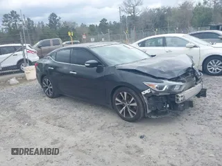 2017 Nissan Maxima Platinum with VIN 1N4AA6AP4HC379441, listed as a IAAI auction lot 41846614 with 154,845 mi miles. Bid and sale history available at carsss.com. Image 1.