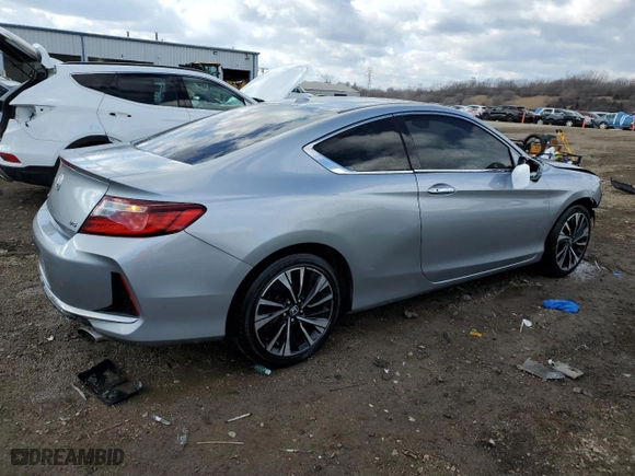 2016 Honda Accord Coupe EX-L with VIN 1HGCT2B84GA008045, listed as a Copart auction lot 47123575 with 191,622 mi miles and Salvage Title. Bid and sale history available at carsss.com. Image 3.