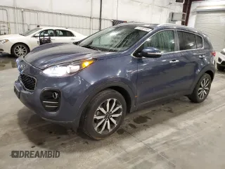 2018 Kia Sportage EX with VIN KNDPNCACXJ7394660, listed as a Copart auction lot 61939135 with 48,871 mi miles and Salvage title. Bid and sale history available at DreamBid. Image 1.